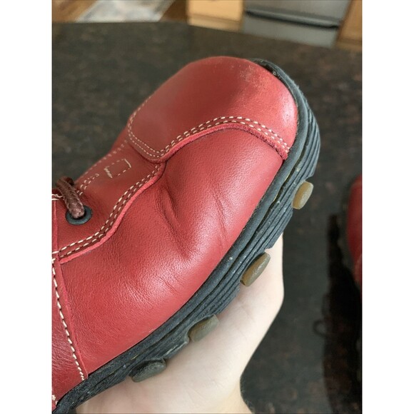 Men's DR. MARTENS 8A99 RED RARE Leather Lace up Oxford Air Cushion Shoe Size 7 - Picture 15 of 15